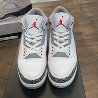 Fire Red Jordan 3 (USED)