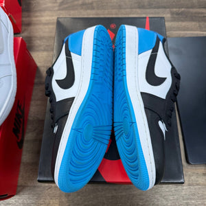 Jordan 1 Retro Low OG Black Dark Powder Blue - Image 3