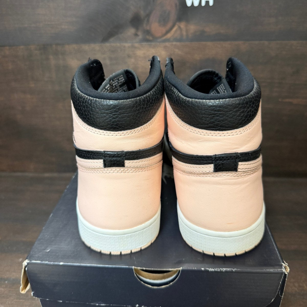 Jordan 1 Retro High Black Crimson Tint Size 14 (Pre-Owned) - Image 3