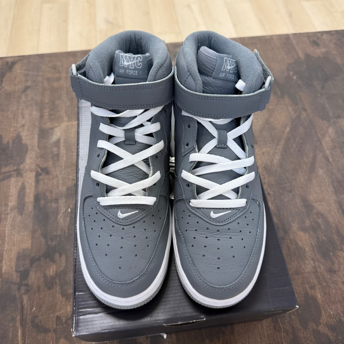 Nike Air Force 1 Mid QS Jewel NYC Cool Grey - Image 2