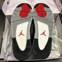 Black Canvas Jordan 4 (USED)