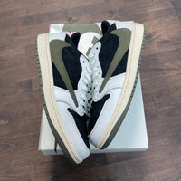 Travis Scott Olive Jordan 1 Low (W) (USED)