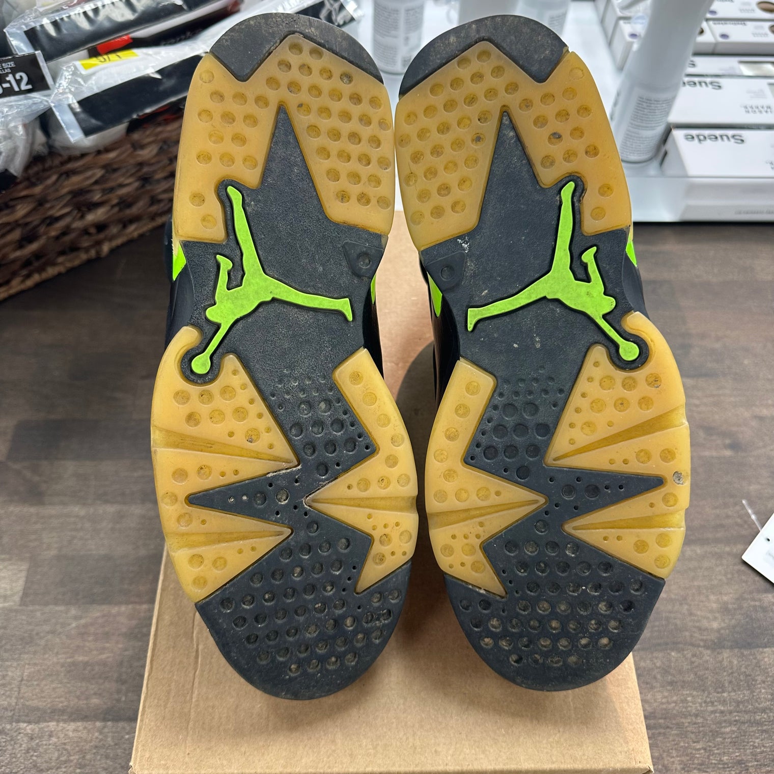 Electric Green Jordan 6 (USED, No Box)