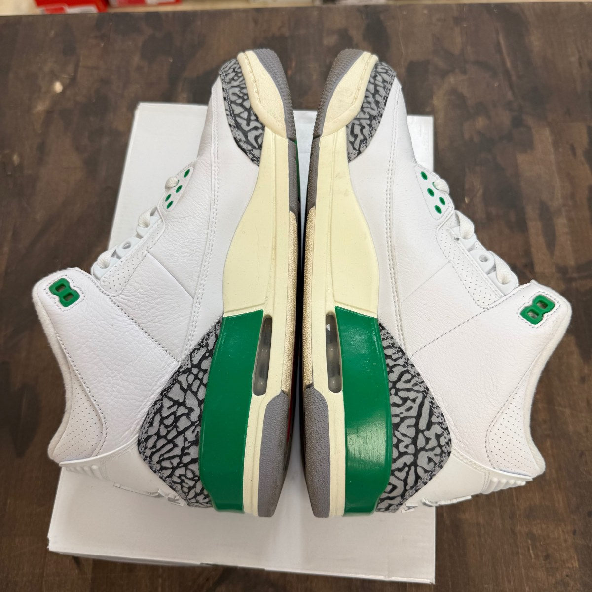 Jordan 3 Retro Lucky Green (Women's) - Image 4