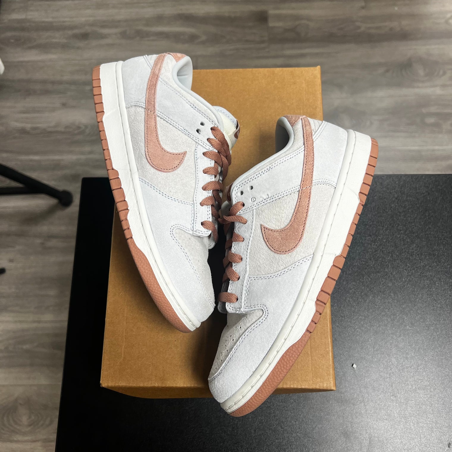 Fossil Rose Dunk Low (USED, no box)