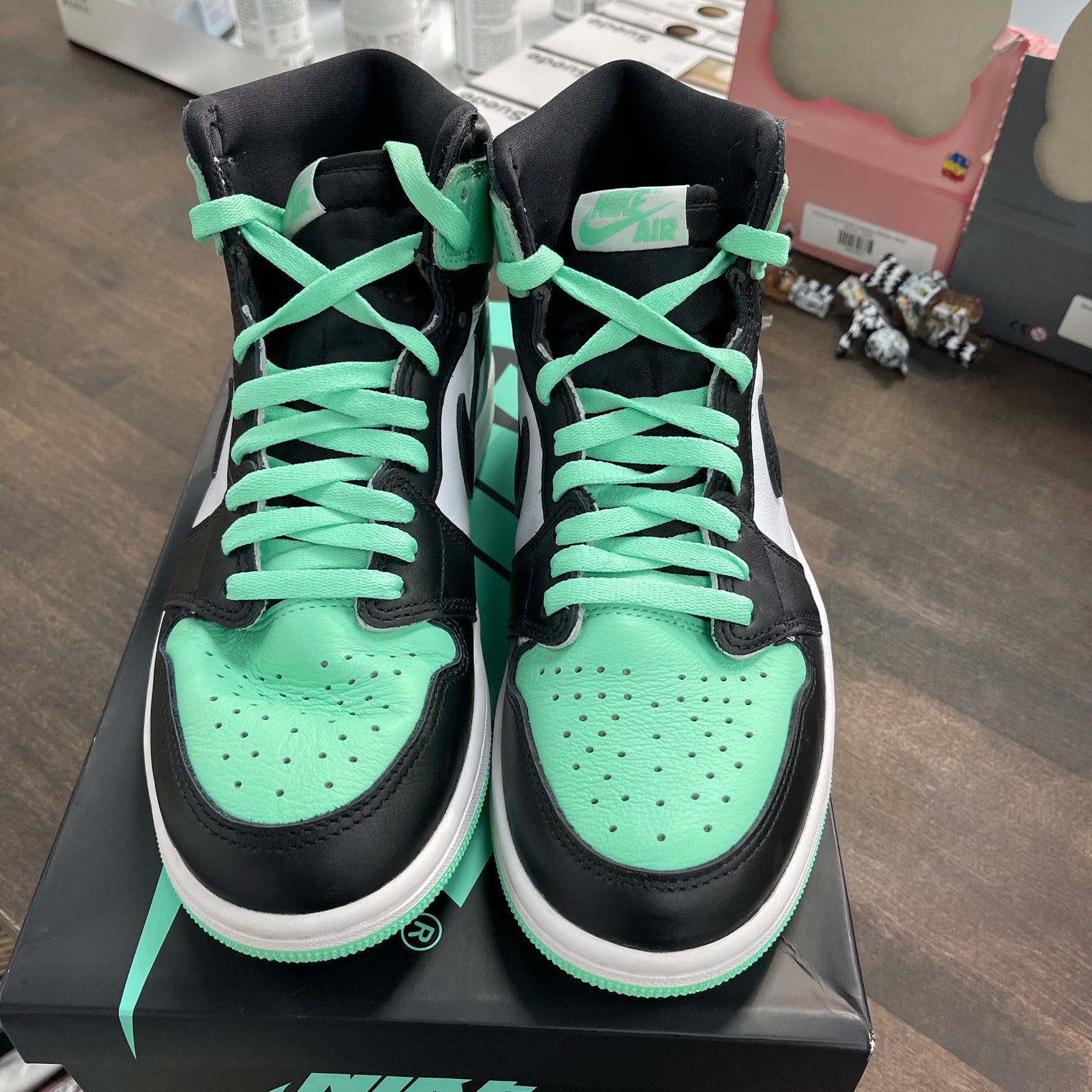 Green Glow Jordan 1 High (USED)
