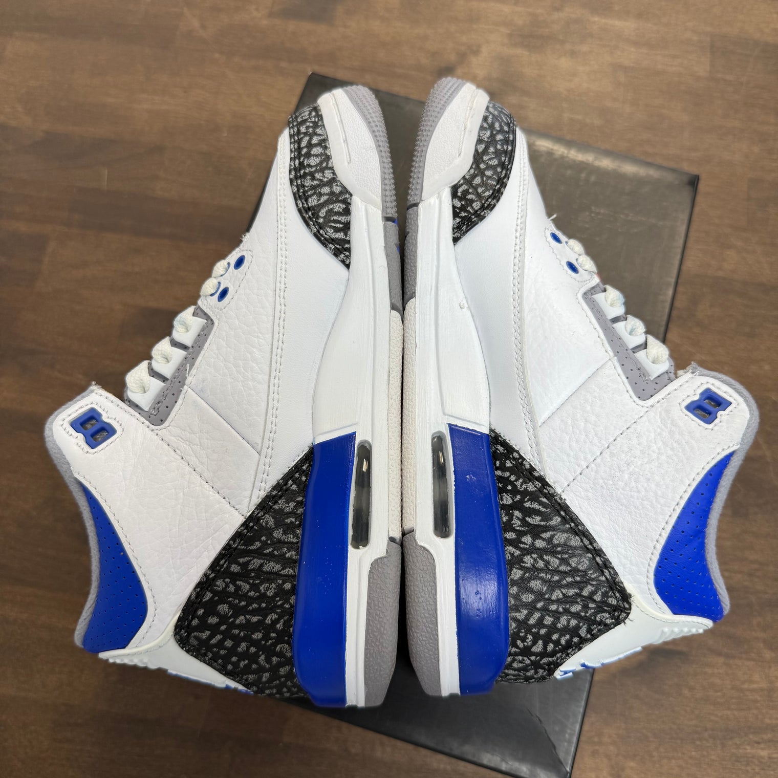 (GS) Racer Blue Jordan 3 (USED)