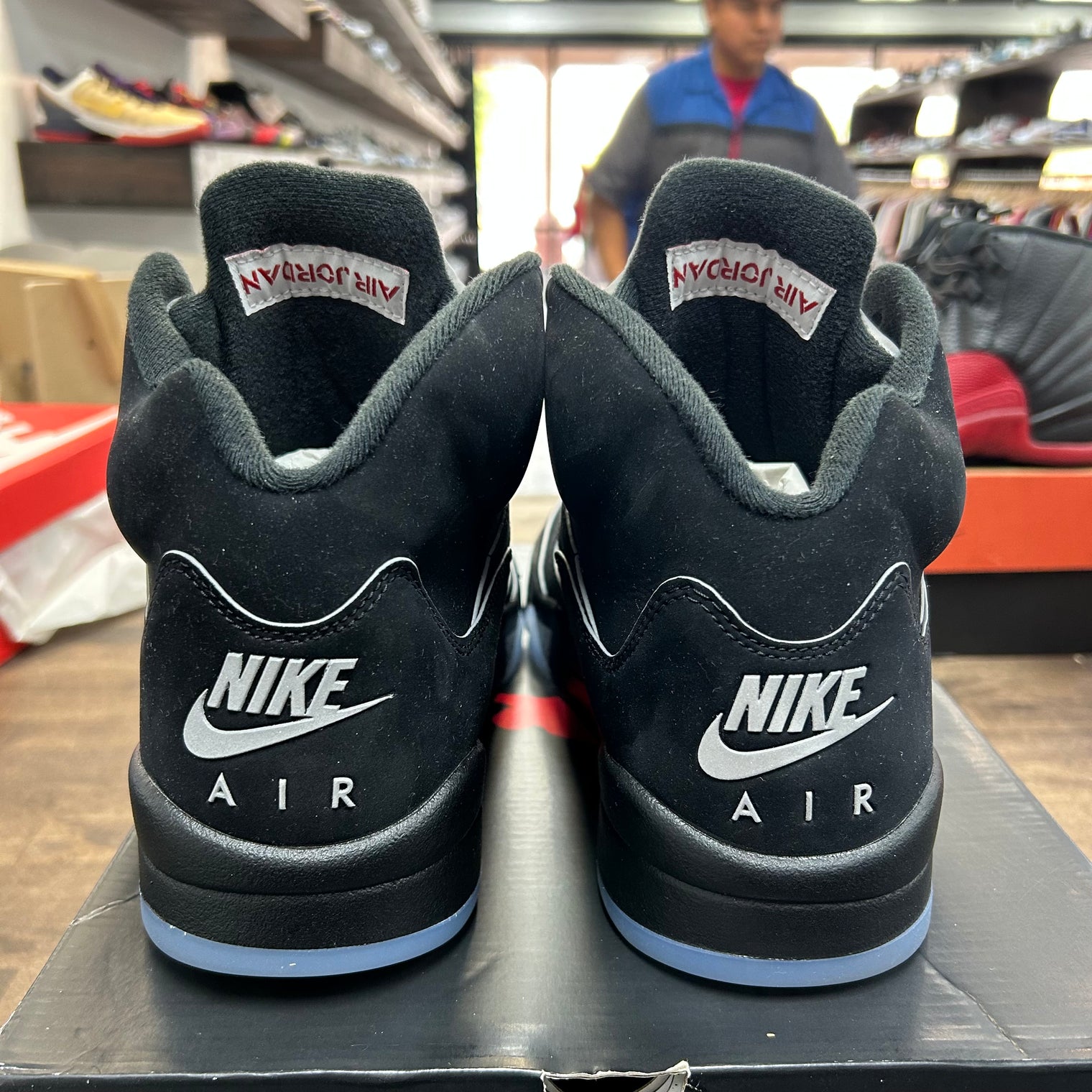 Black Metallic Jordan 5 (2025) (Lightly Worn)