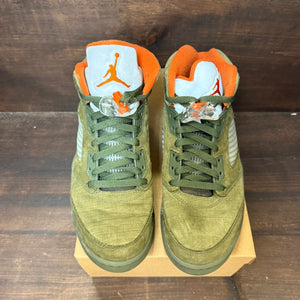 Jordan 5 Retro Olive (2024) Size 9 (Pre-Owned) - Image 2