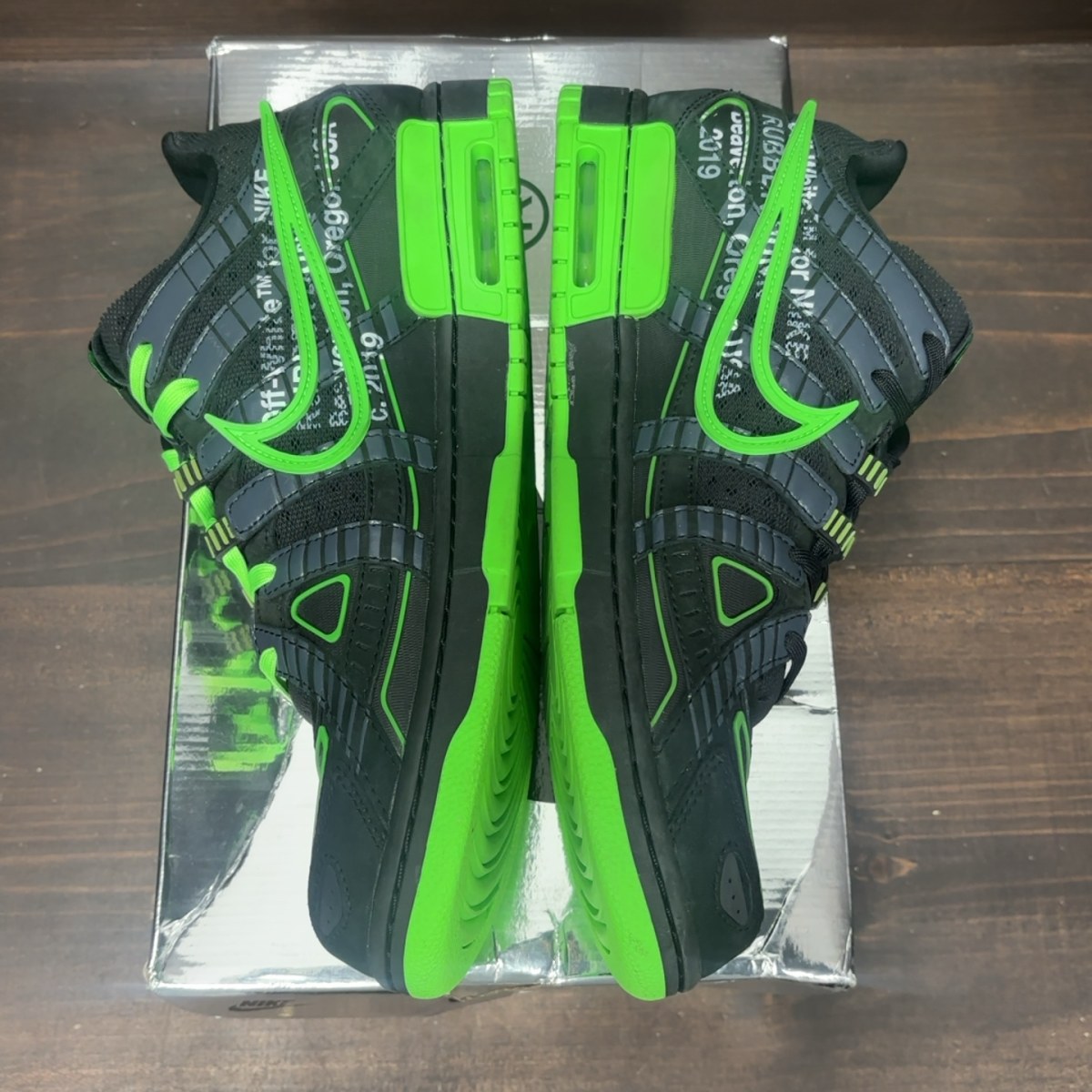 Nike Air Rubber Dunk Off-White Green Strike - Image 4