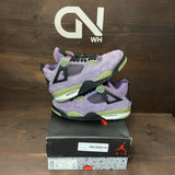Jordan 4 Retro Canyon Purple (Women's) Size 9W (Pre-Owned) - front