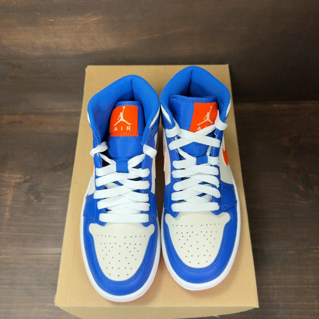 Jordan 1 Mid Knicks Size 4 (Pre-Owned) - Image 3