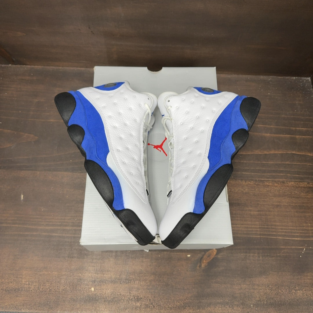 Jordan 13 Retro White Hyper Royal Black - Image 2
