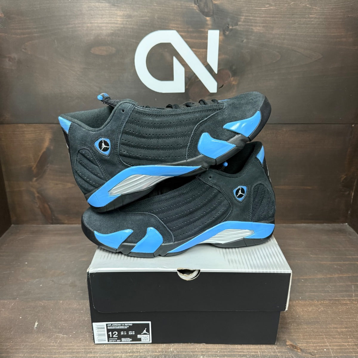 Jordan 14 Retro Black University Blue (2026) - Image 1