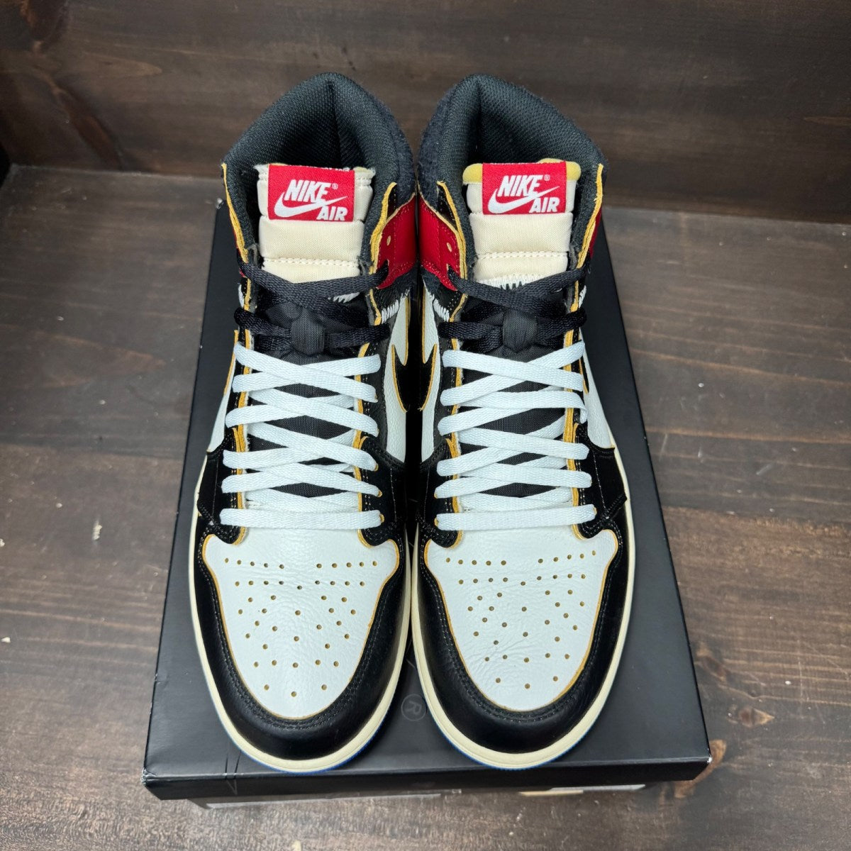 Jordan 1 Retro High OG SP Fragment x Union LA Varsity Red Sport Royal - Image 3