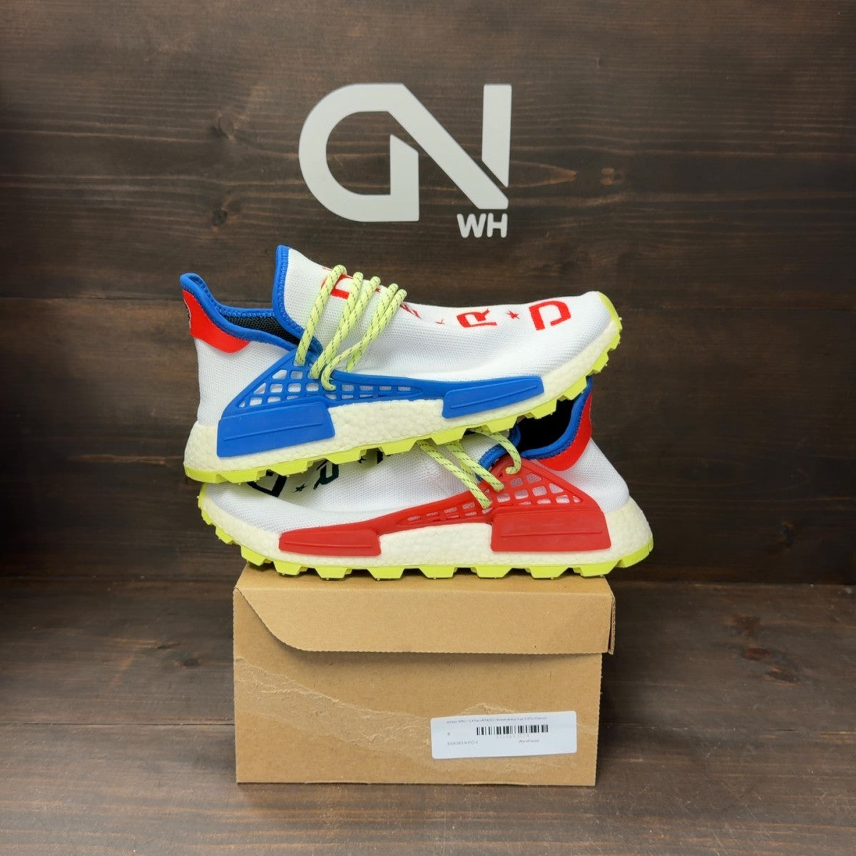 adidas NMD Hu Pharrell NERD Homecoming Size 9 (Pre-Owned) - Image 1