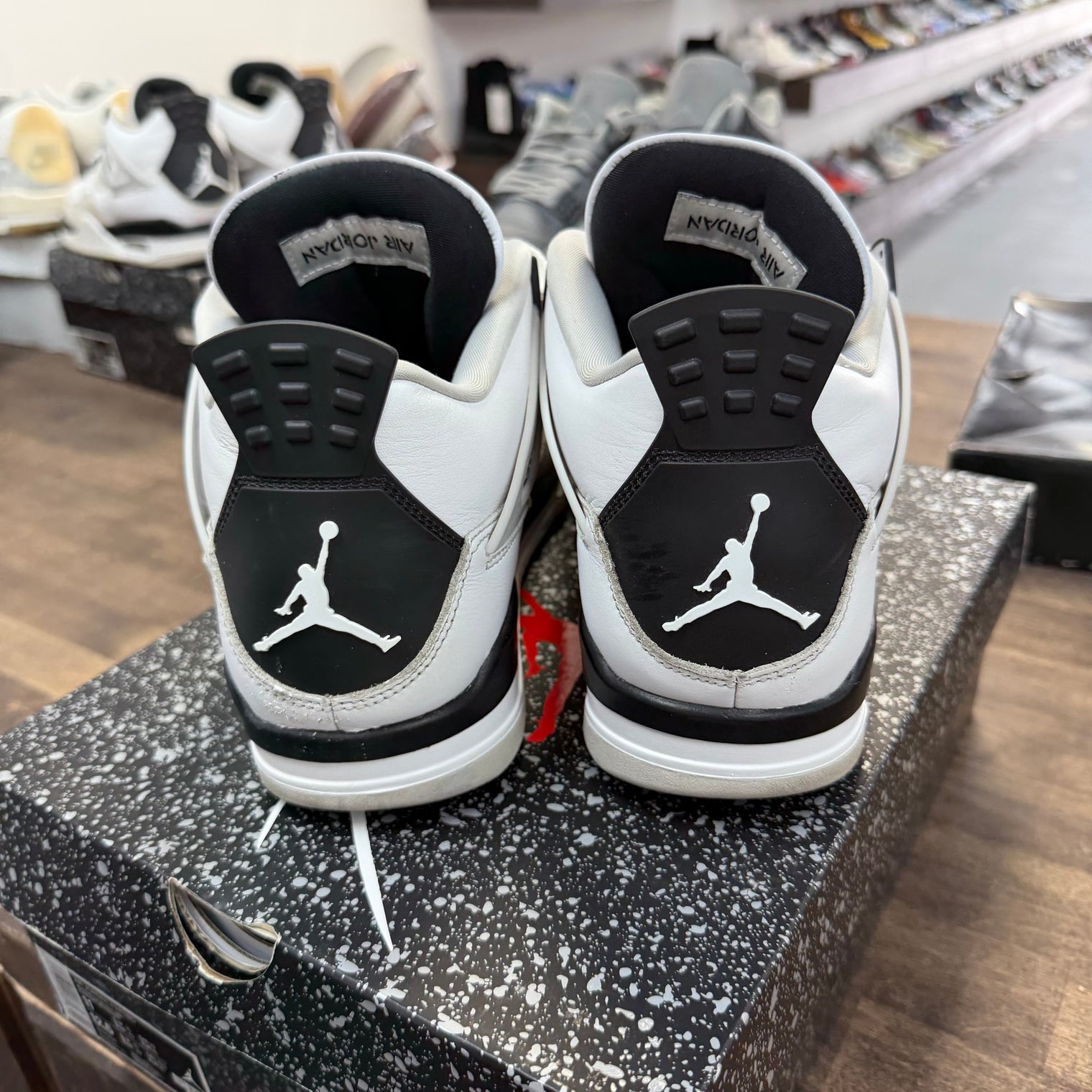 Military Black Jordan 4 Retro (Used)