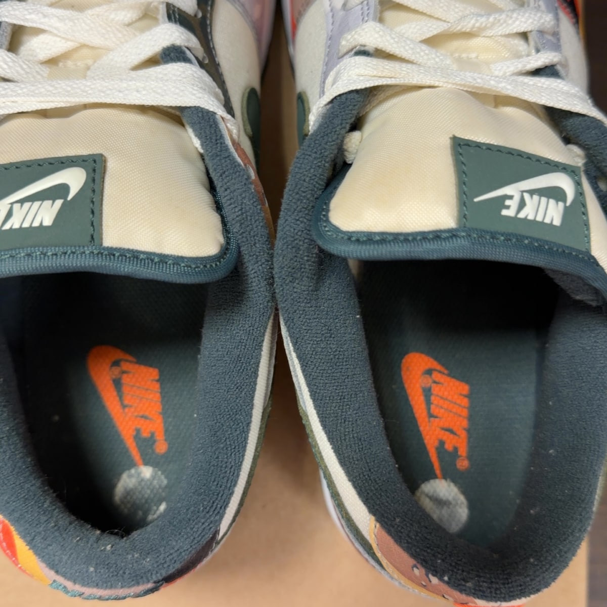 Nike Dunk Low SE Sail Multi-Camo Size 9.5 (Pre-Owned) - Image 5