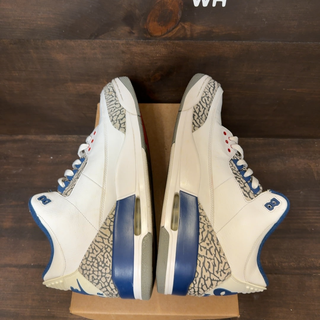 Jordan 3 Retro True Blue (2016) Size 13 (Pre-Owned) - Image 5
