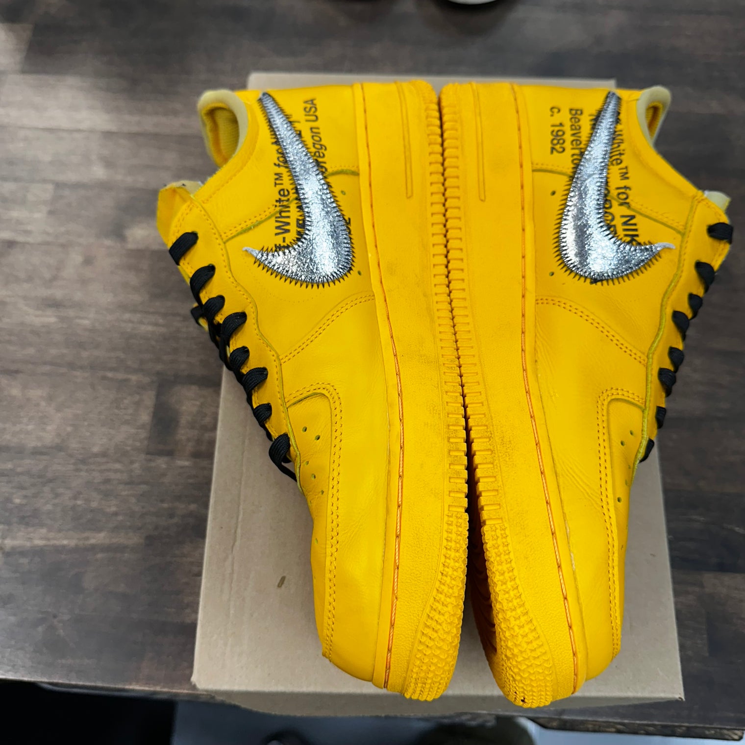Off-White ICA Nike Air Force 1 (USED,No Box)