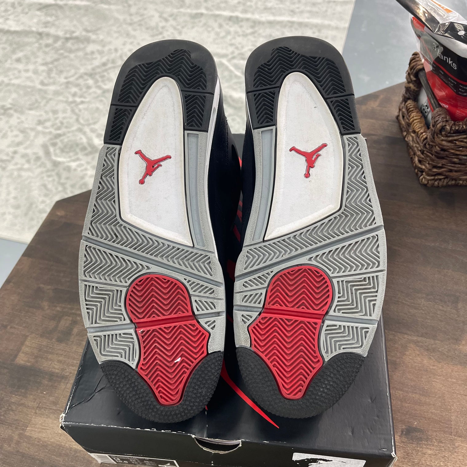 Jordan 4 Black Canvas (USED)
