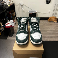 Spartan Green Dunk High (USED, no box)