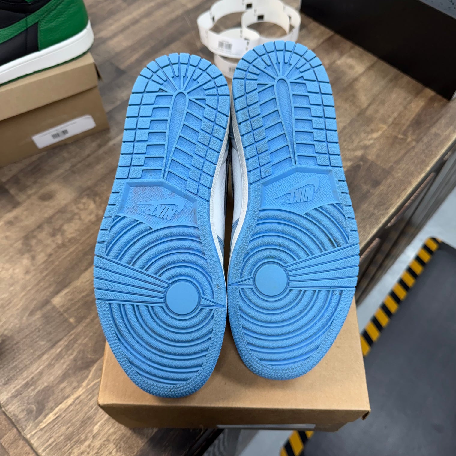 University Blue White Jordan 1 High (USED, No Box)