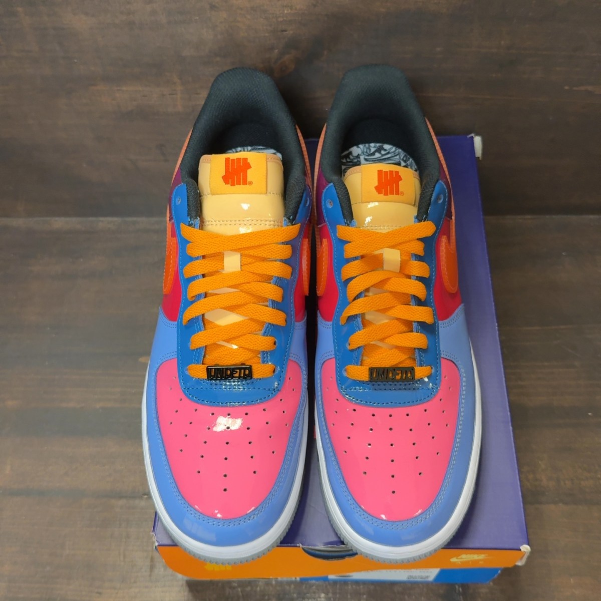 Nike Air Force 1 Low SP Undefeated Multi-Patent Total Orange - Image 3