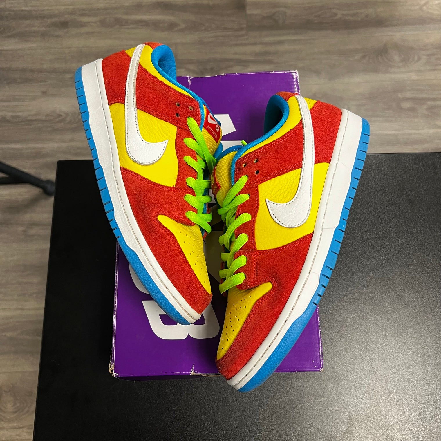 Bart Simpson SB Dunk Low (USED)