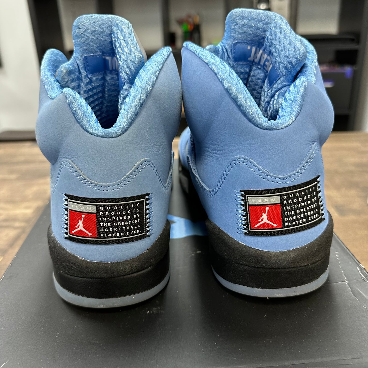 University Blue Jordan 5 Retro (USED)