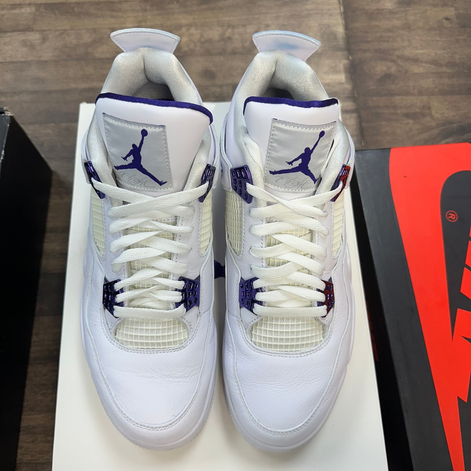 Metallic Purple Jordan 4 Retro (USED)