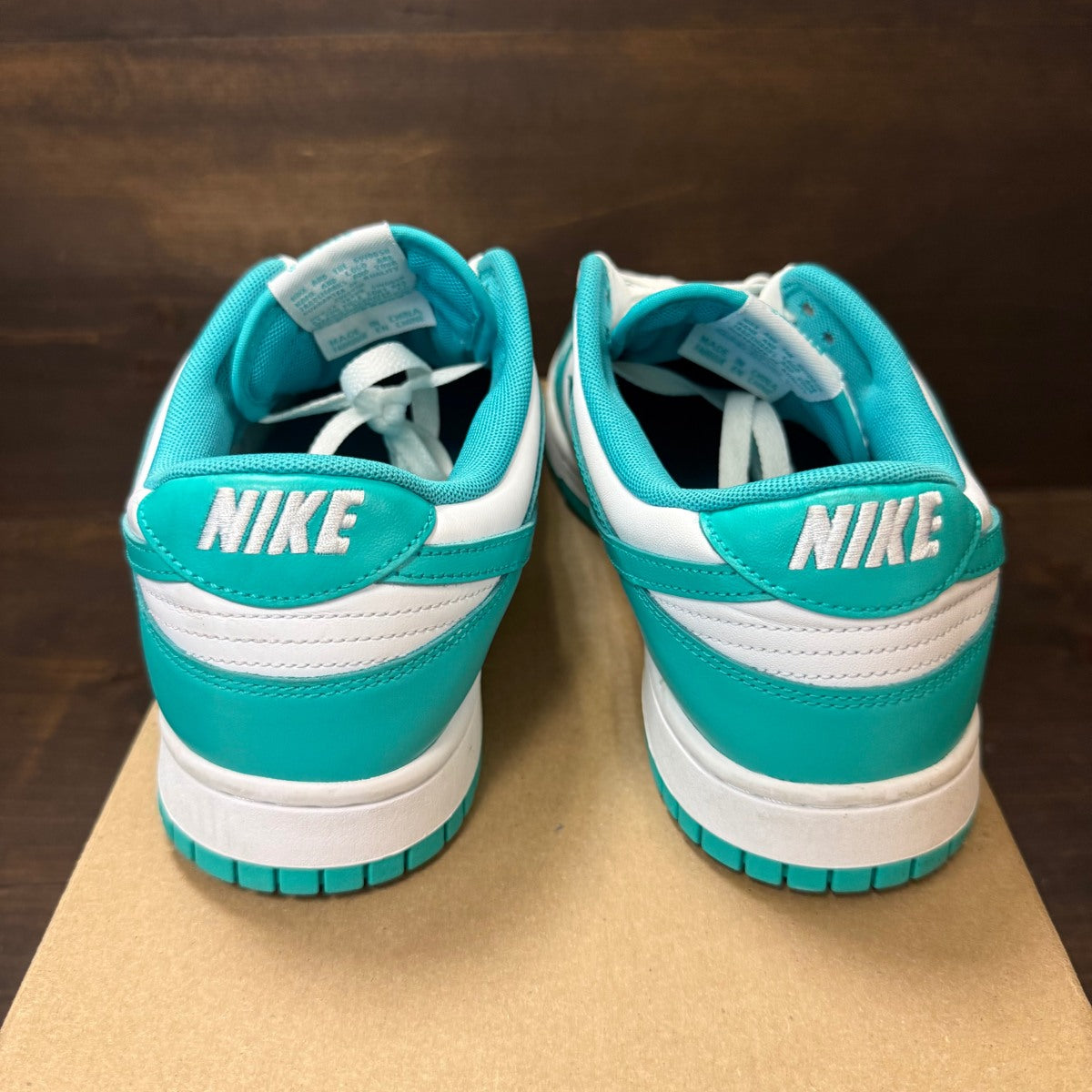Nike Dunk Low Clear Jade Size 11 (Pre-Owned) - Image 4