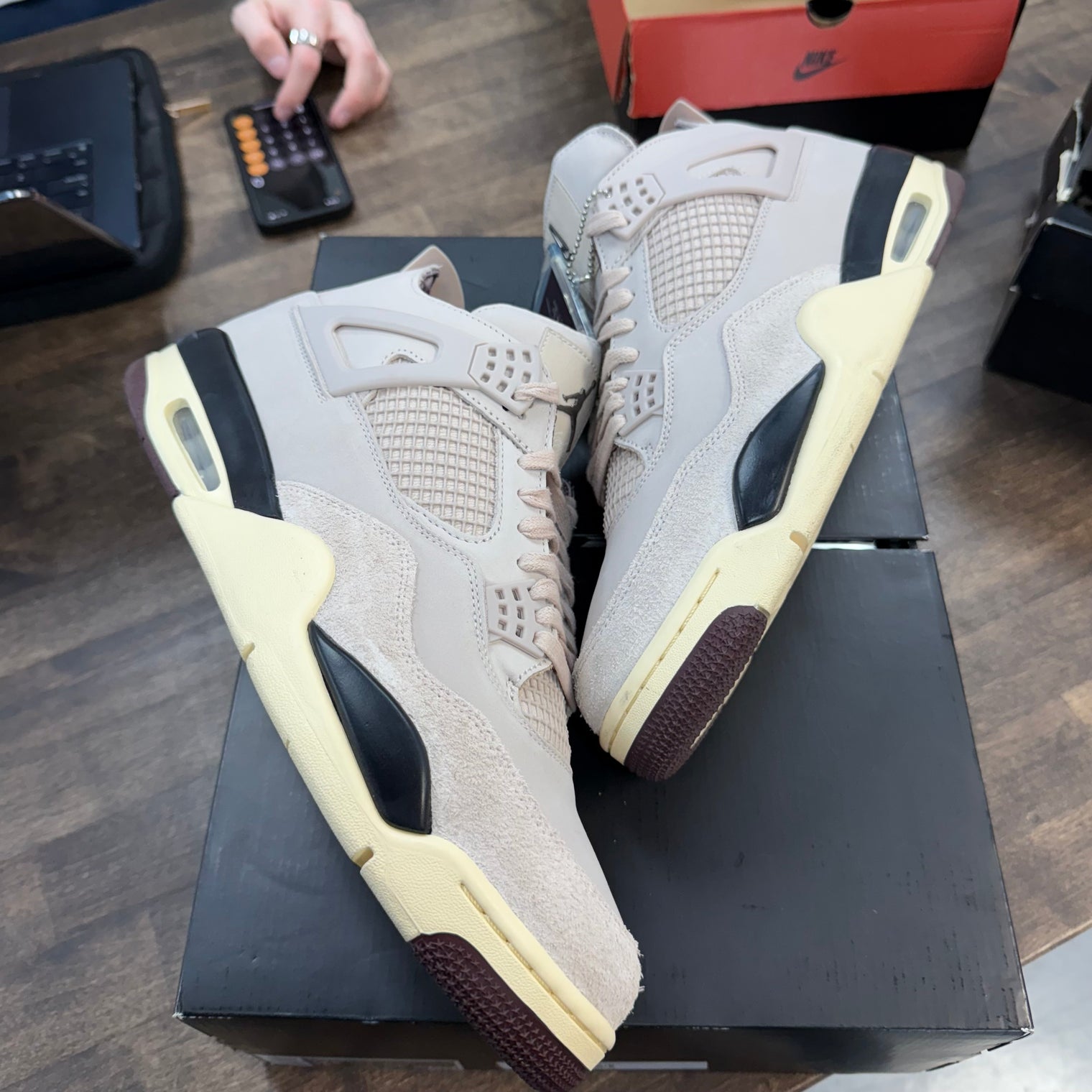 A Ma Maniere Sleeping Jordan 4 (W) (USED)
