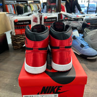 Satin Bred Jordan 1 High OG (Women's) (USED)