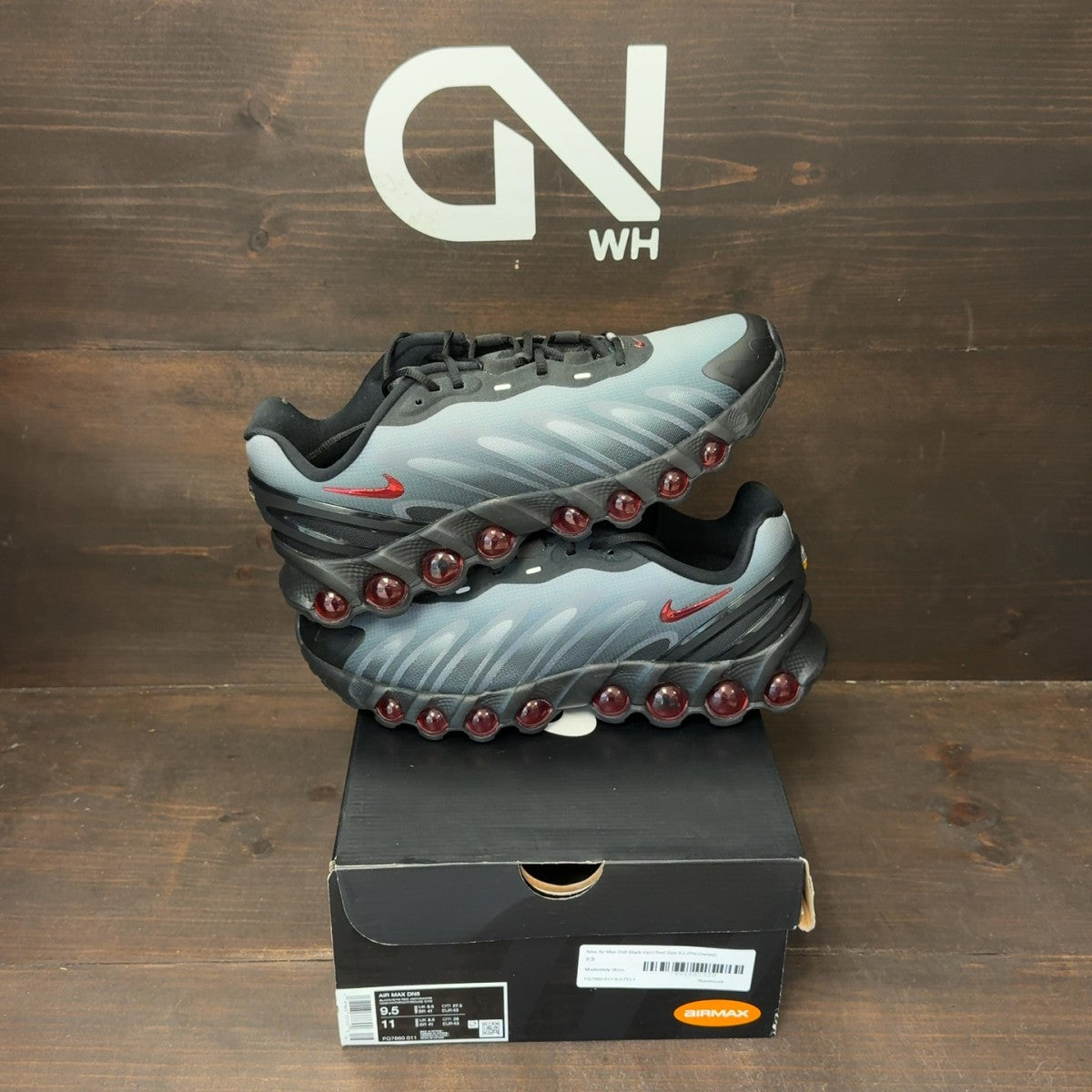 Nike Air Max Dn8 Black Gym Red - Image 1