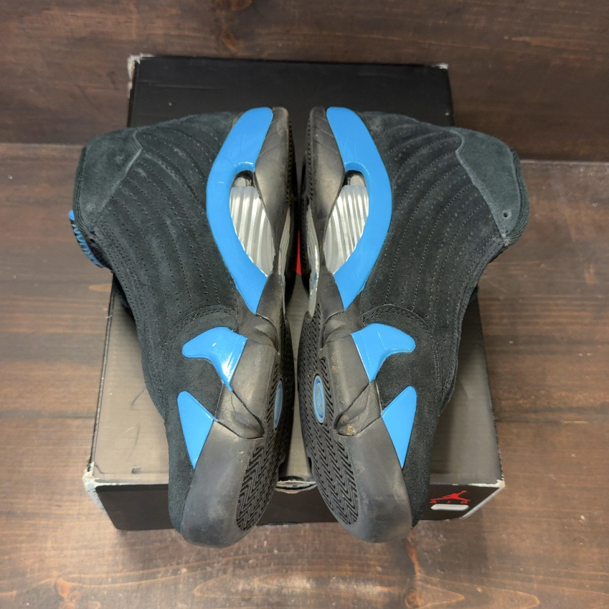 Jordan 14 Retro Black University Blue (2026) Size 11.5 (Pre-Owned) - Image 4