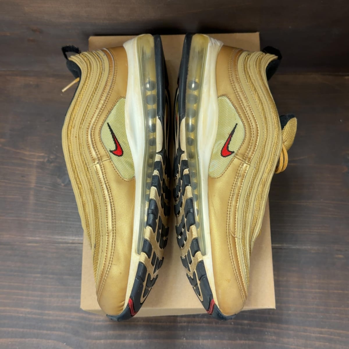 Nike Air Max 97 Metallic Gold (2017/2018) Size 13 (Pre-Owned) - aux