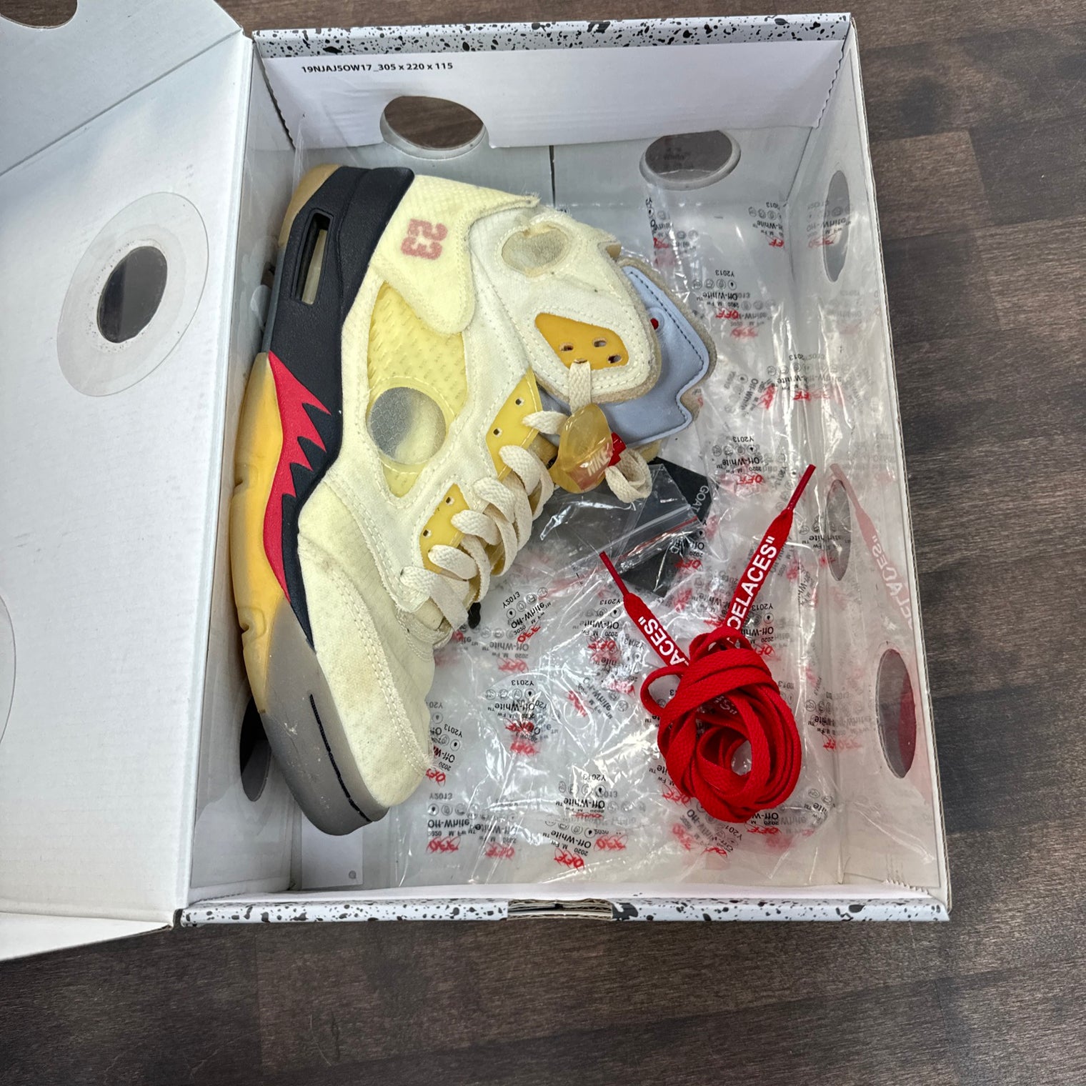Sail Off-White Jordan 5 (USED)