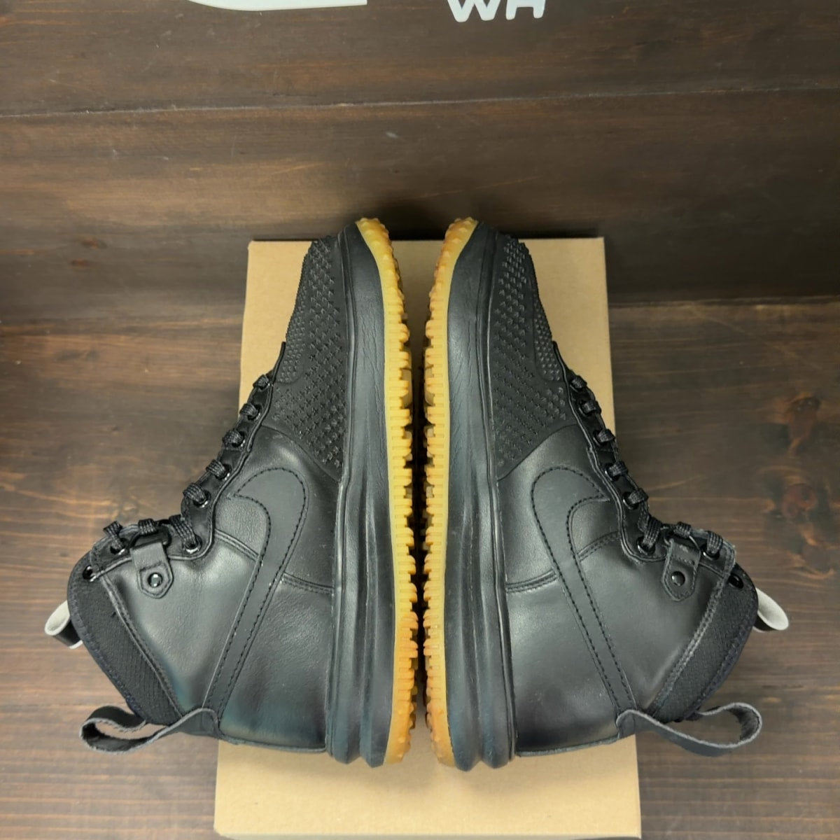 Nike Lunar Force 1 Duckboot Black Gum Size 9 (Pre-Owned) - Image 5