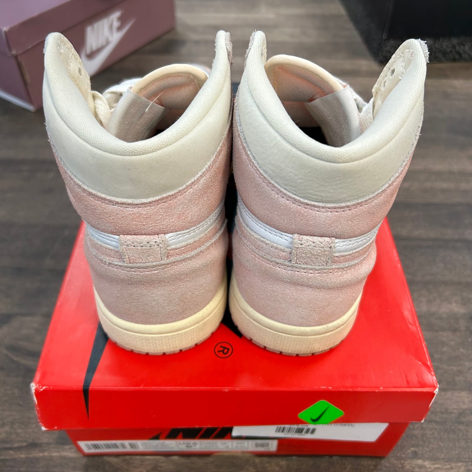 Washed Pink Jordan 1 High (W) (USED)