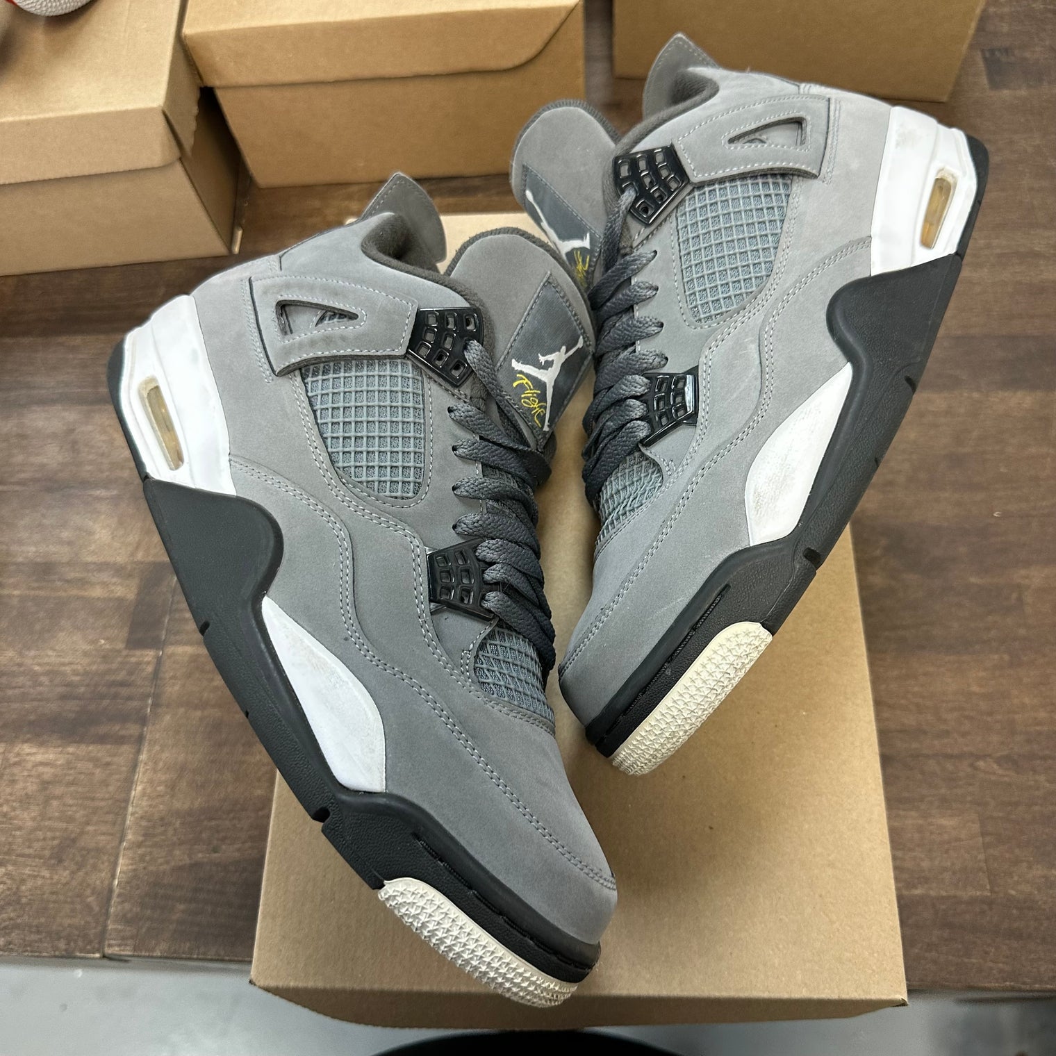 Cool Grey Jordan 4 (USED,No Box)