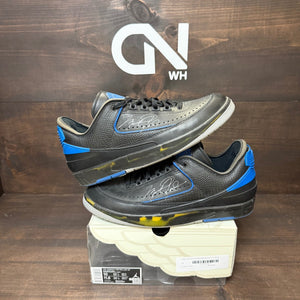 Jordan 2 Retro Low SP Off-White Black Blue - Image 1