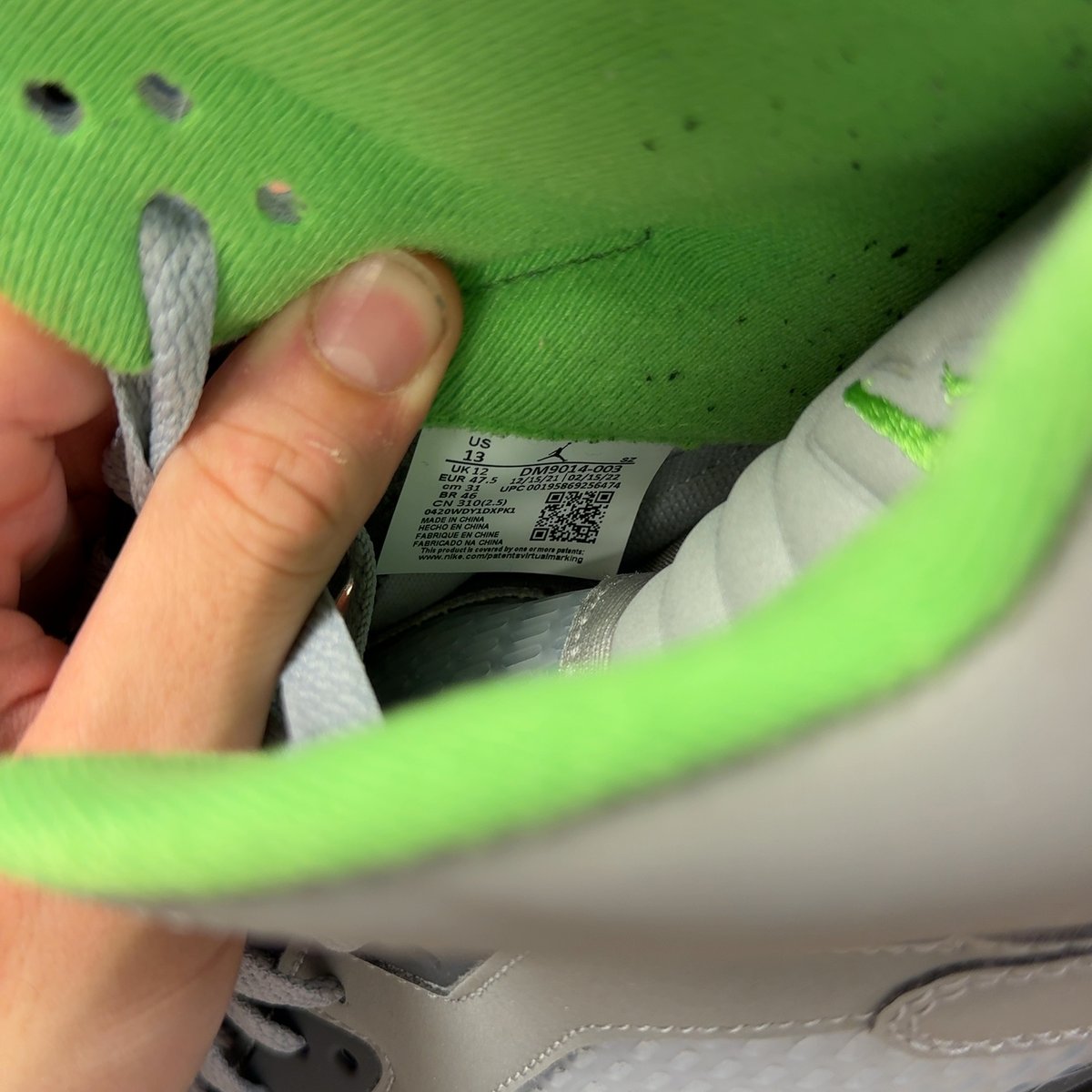 Jordan 5 Retro Green Bean (2022) Size 13 (Pre-Owned) - front