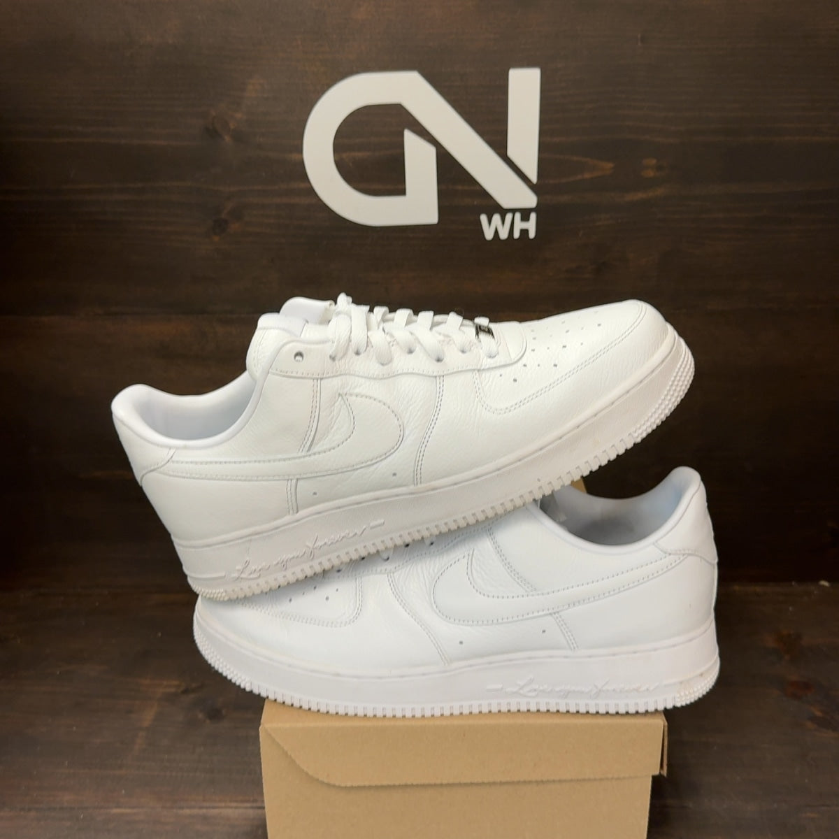 Nike Air Force 1 Low Drake NOCTA Certified Lover Boy White Cobalt Tint Size 12 (Pre-Owned) - Image 1