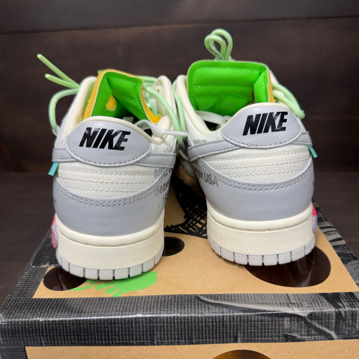 Nike Dunk Low Off-White Lot 7 Size 10.5 (Pre-Owned) - Image 5