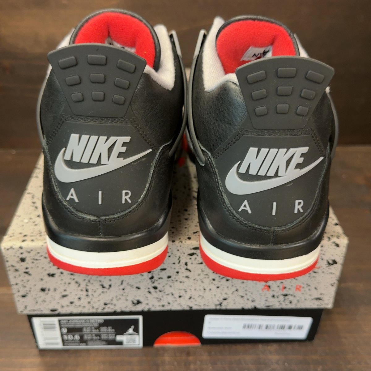 Jordan 4 Retro Bred Reimagined Size 9 (Pre-Owned) - aux