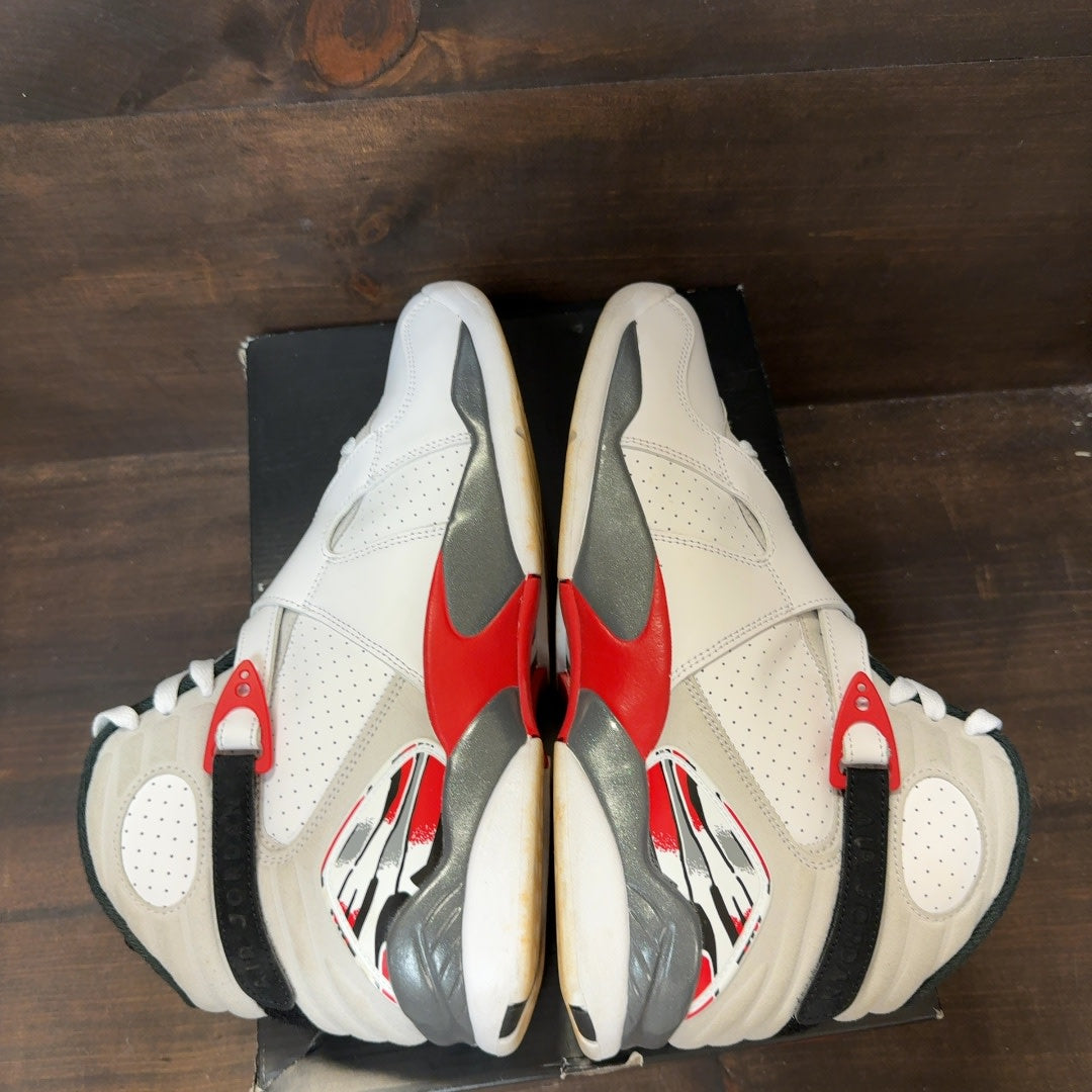 Jordan 8 Retro White True Red (2025) Size 11 (Pre-Owned) - Image 5