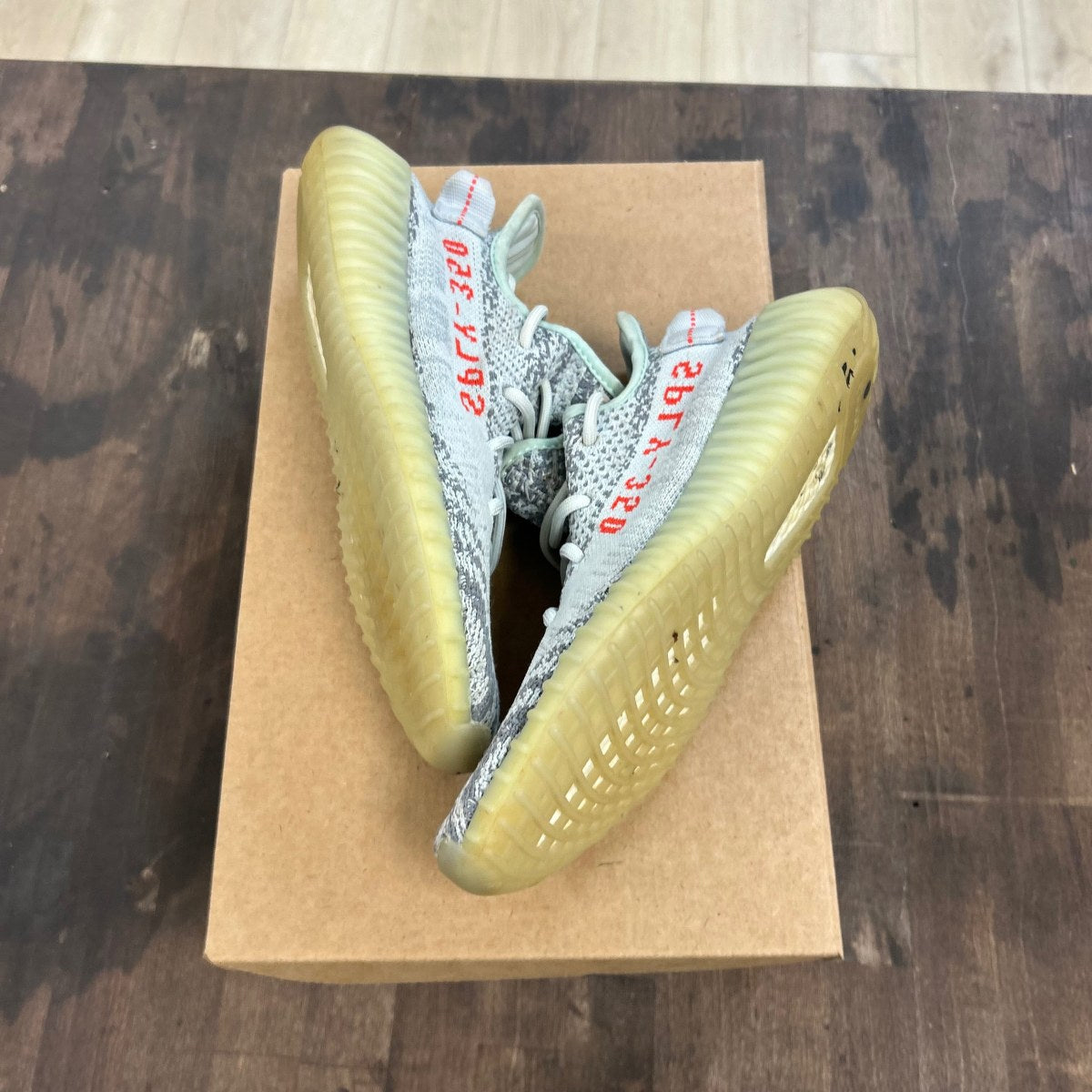 adidas Yeezy Boost 350 V2 Blue Tint Size 4 (Pre-Owned) - Image 1