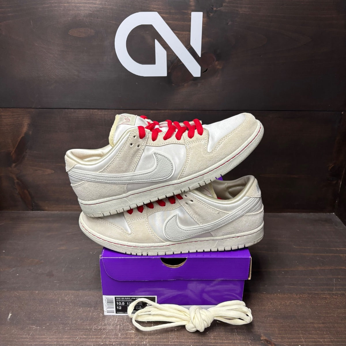Nike SB Dunk Low City of Love Light Bone Size 10.5 (Pre-Owned) - Image 1