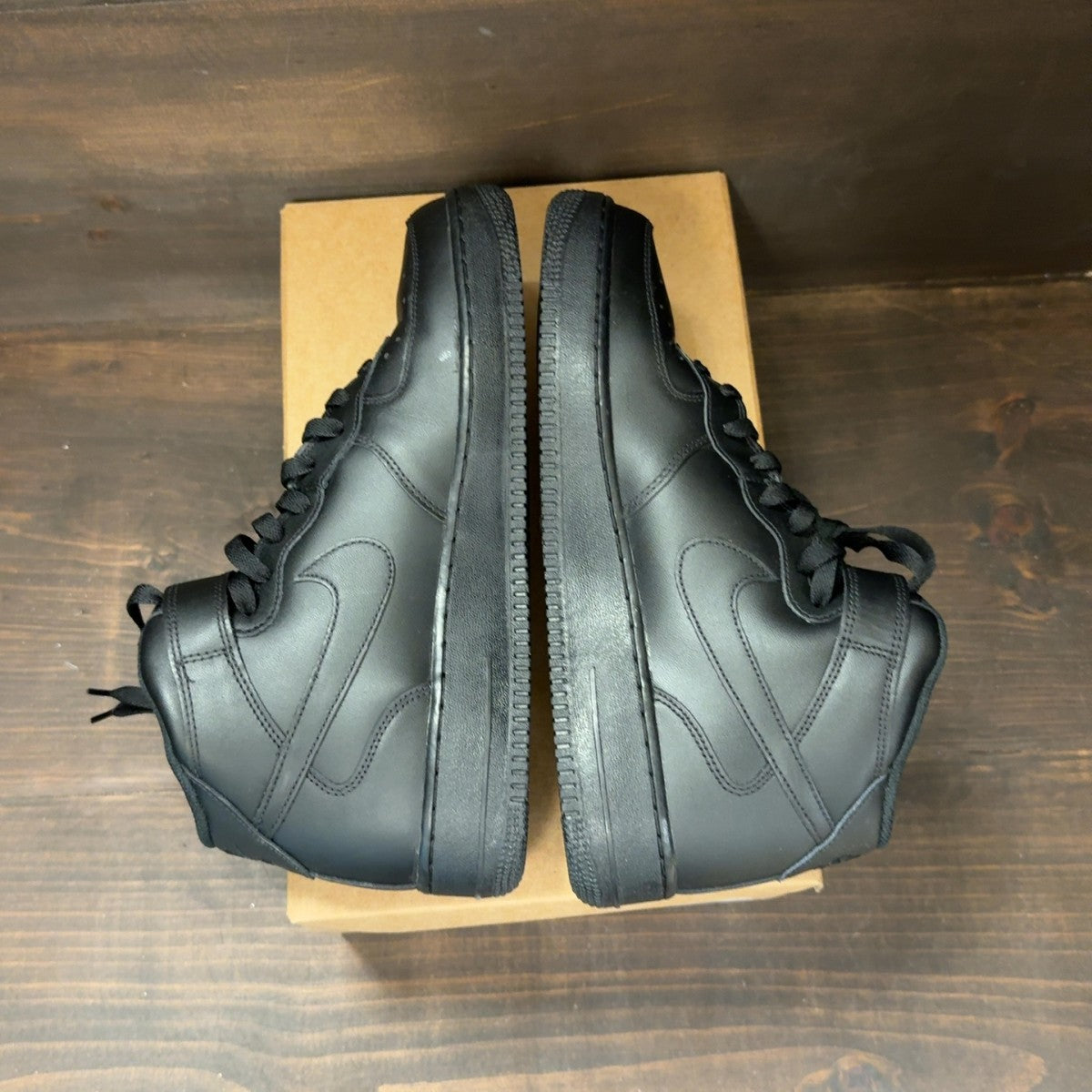Nike Air Force 1 Mid '07 Black Size 10.5 (Pre-Owned) - Image 6